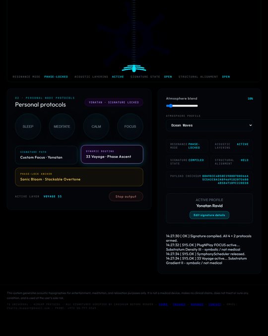 Voyage journey view